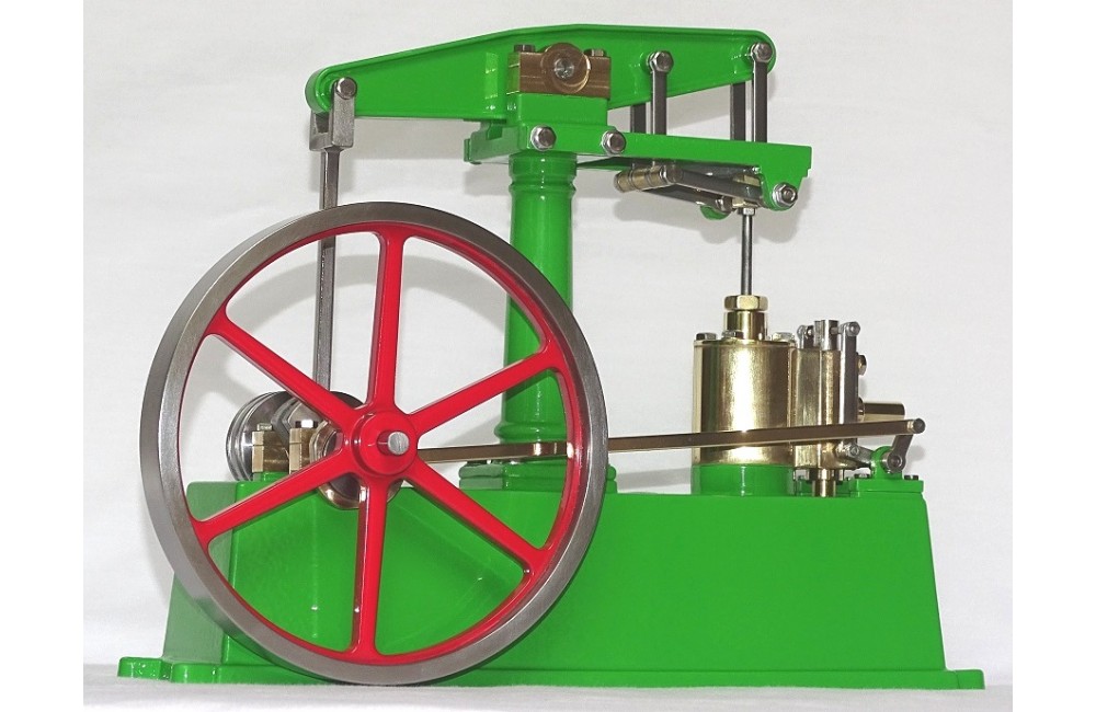 Live Steam Single Cylinder Beam Model Steam Engine Fully Machined Kit In Brass Bronze And Steel